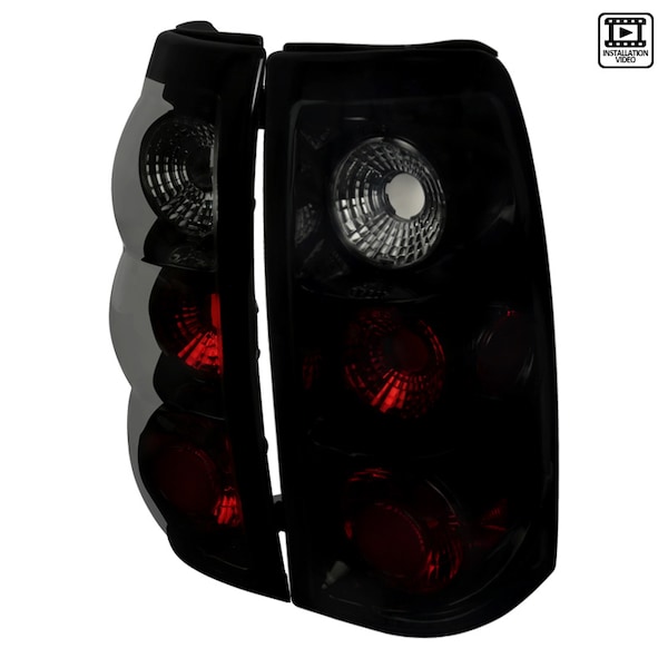 Spec-D Tuning 03-06 Chevrolet Silverado Euro Tail Lights LT-SIV03BB-TM - main